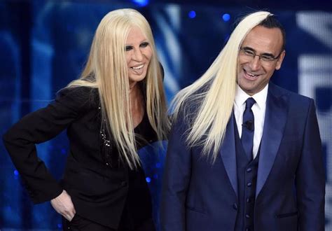 virginia raffaele donatella versace carlo conti|Donatella Versace o Virginia Raffaele .